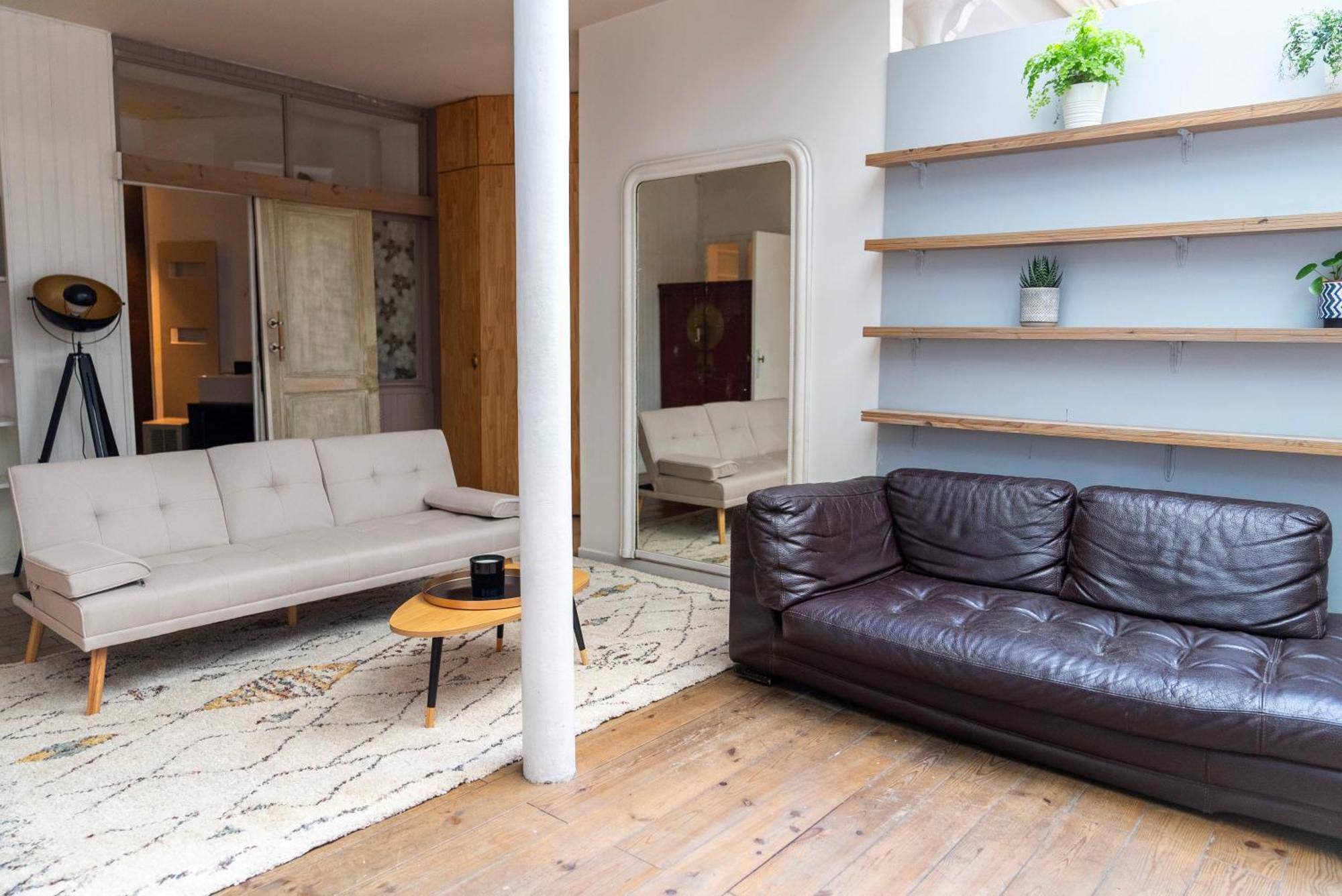 Apartmán Loft Branche Dans Le Quartier Le Plus Tendance De Paříž Exteriér fotografie